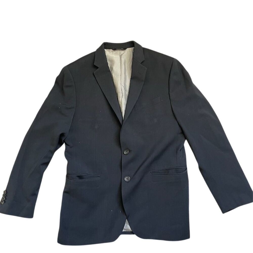 Banana Republic Men's Blue Striped Slim Fit Blazer Size 38 Formal